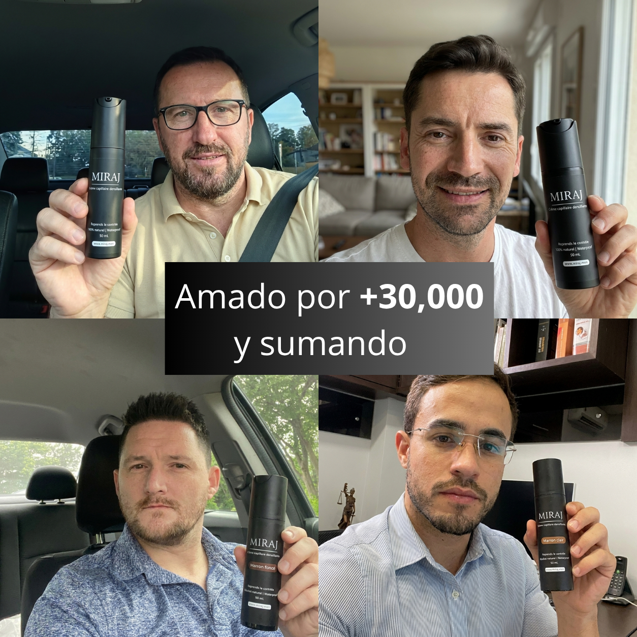 Crema Miraj® | Densidad y Crecimiento Capilar de Forma Natural